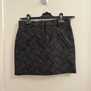 Maje Womens Tweed Mini Skirt